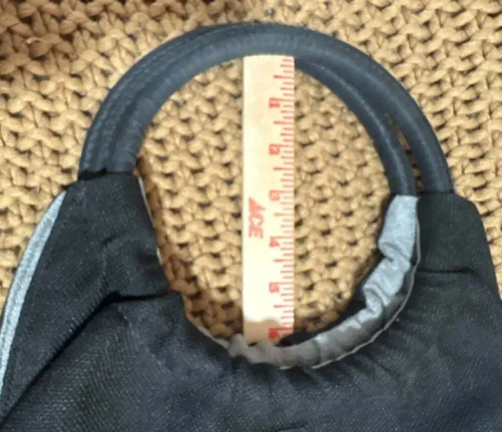 1154 LILL STUDIO Black Textured Hobo Handbag with Ring Handle and Drawstring Sid